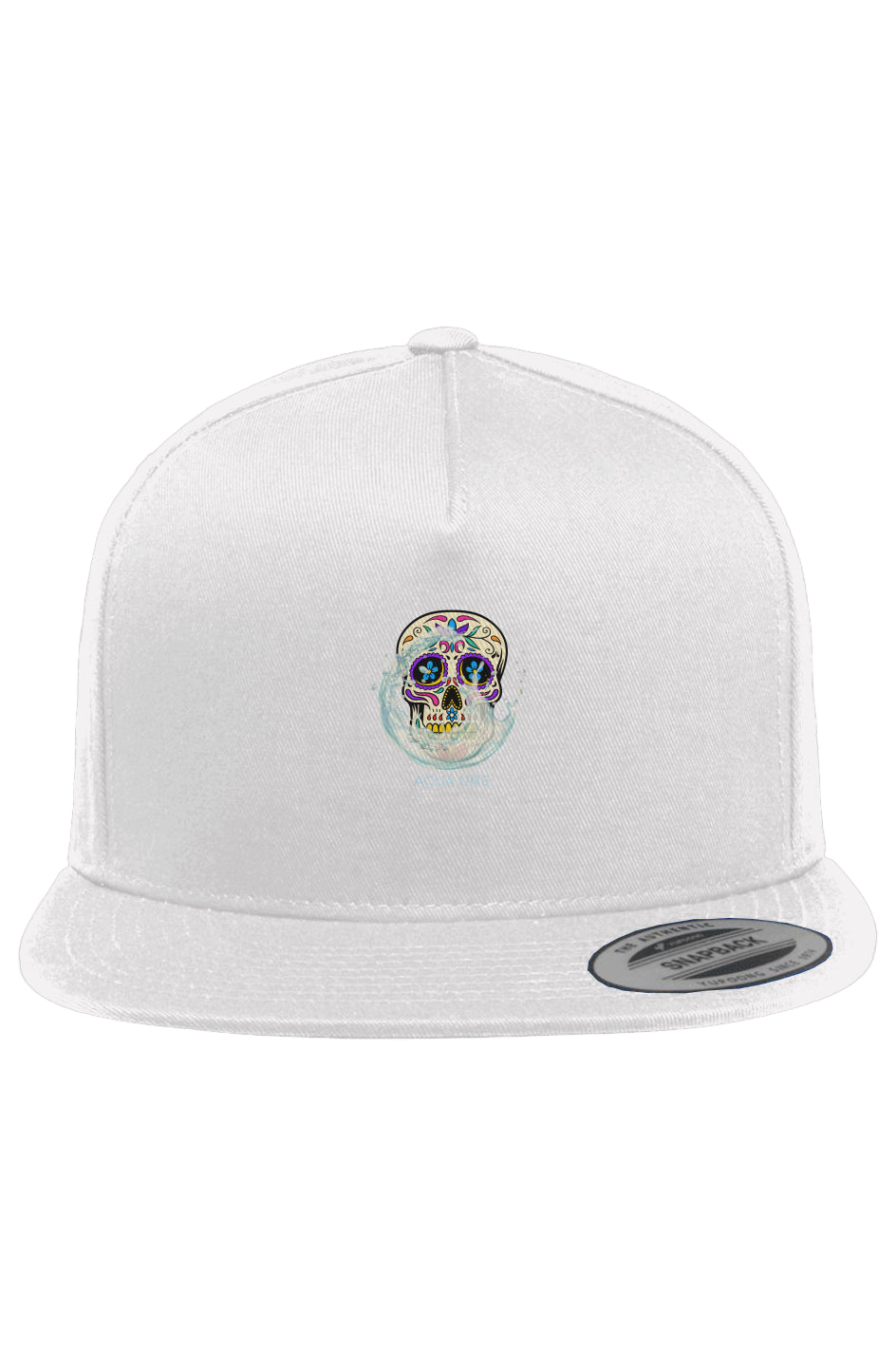 Agua Une 5-Panel Cotton Twill Snapback Cap