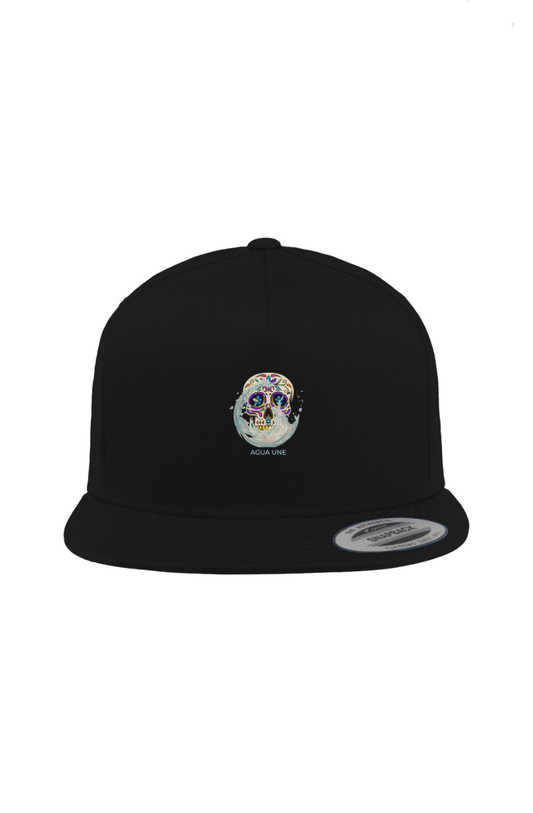Sugar Skull 5-Panel Cotton Twill Snapback Cap