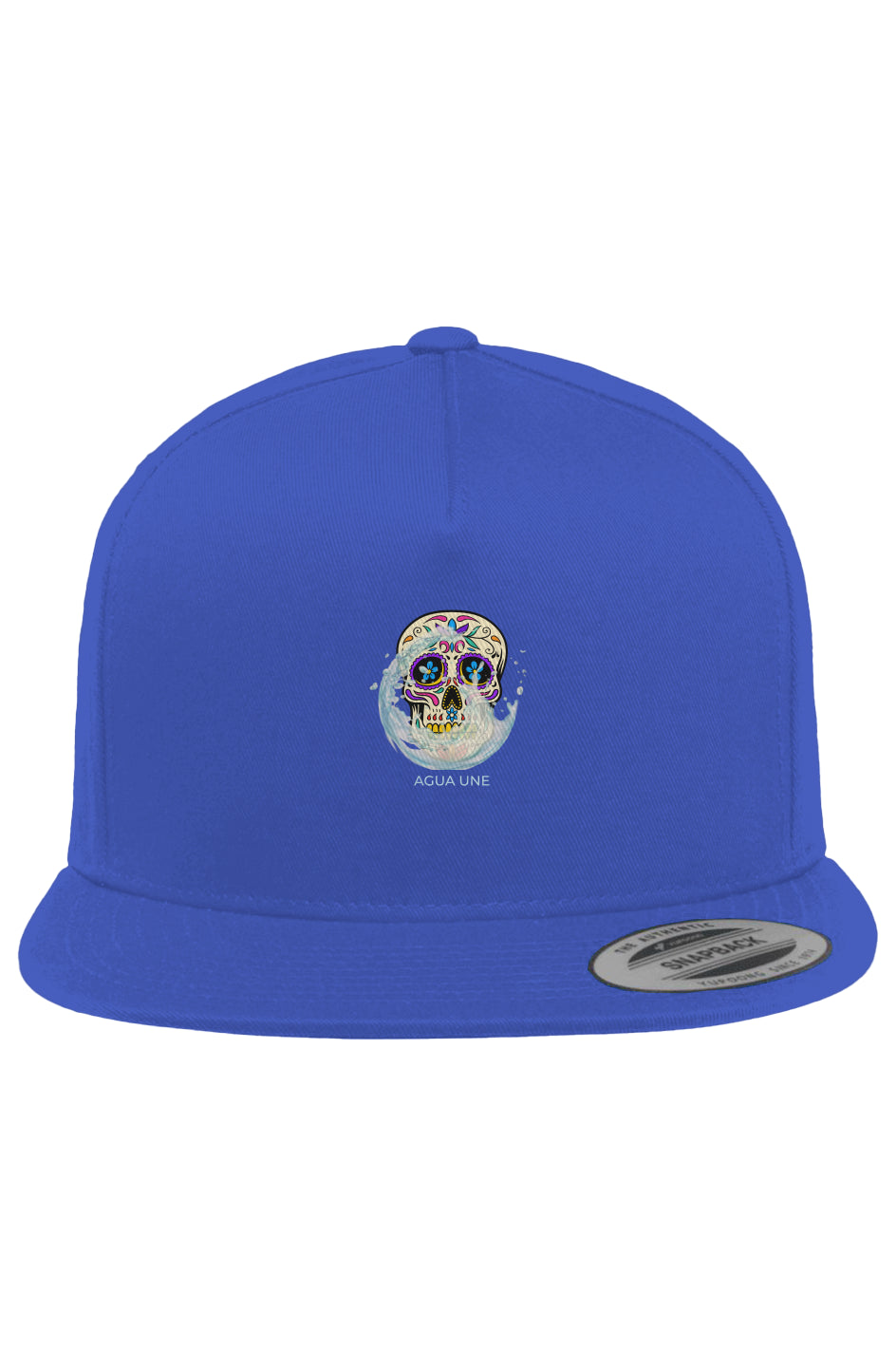 Agua Une 5-Panel Cotton Twill Snapback Cap