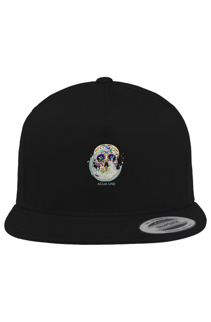 Agua Une 5-Panel Cotton Twill Snapback Cap